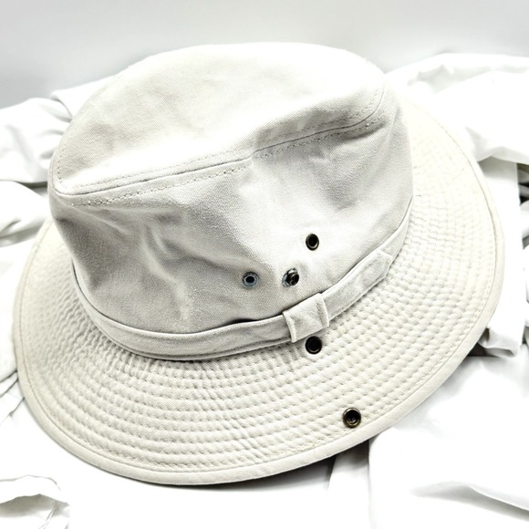 Duluth Trading Co Other - Duluth Trading Co. Men's Woman's Safari Bucket Hat Khaki Size Large Sun Hat Snap